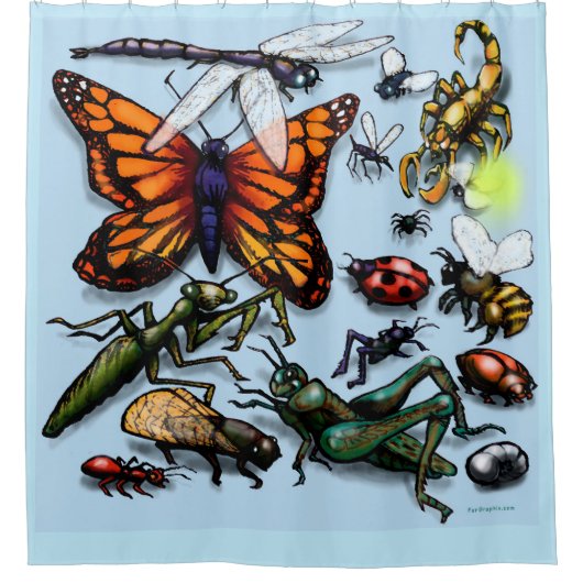 Bug Duschvorhang (Vorderseite)