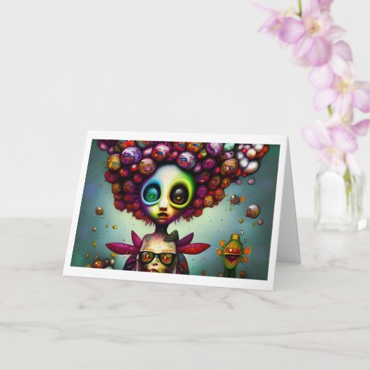 Bug Egg Kopf Ricaso Nightmare Serie Karte (Orchidee)