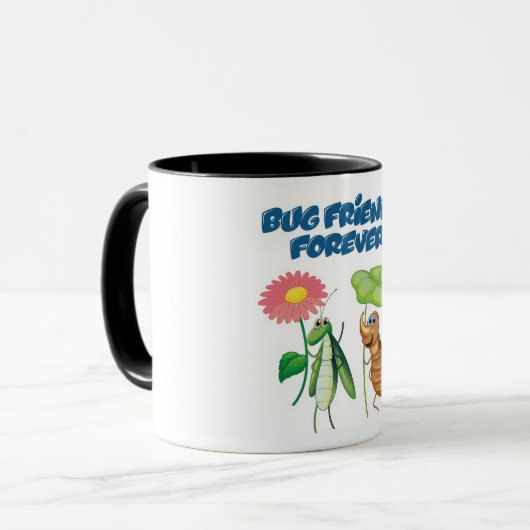 Bug Friends Forever Tasse (Vorderseite Links)