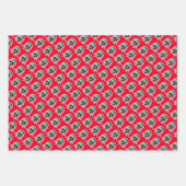 Bug Friends Wrapping Paper Flat Sheet Set 3 Geschenkpapier Set (Vorderseite)