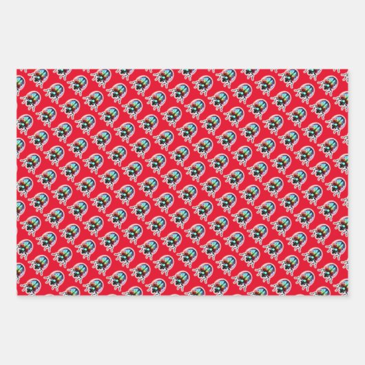 Bug Friends Wrapping Paper Flat Sheet Set 3 Geschenkpapier Set (Vorderseite)