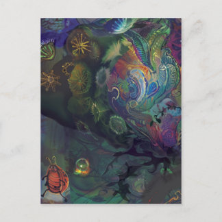 Bug geht zu Fuß~~ Postkarte