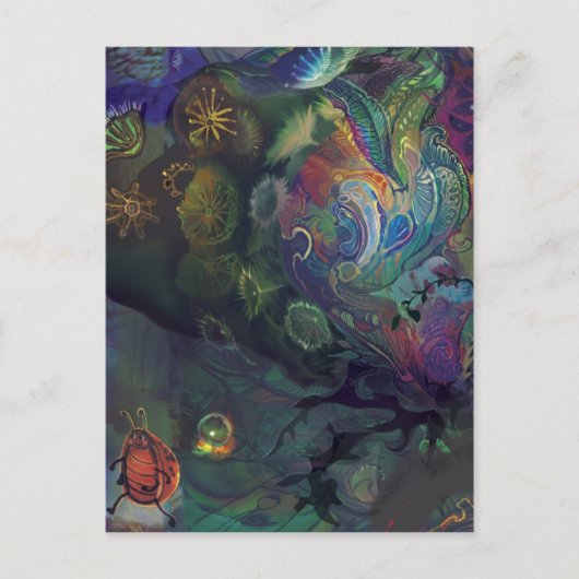 Bug geht zu Fuß~~ Postkarte (Vorderseite)