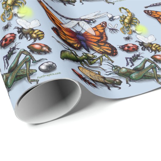 Bug Geschenkpapier (Rolleneckpunkt)