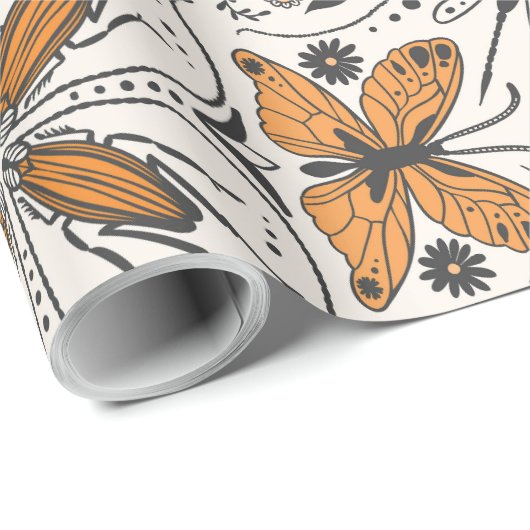 Bug Geschenkpapier (Rolleneckpunkt)