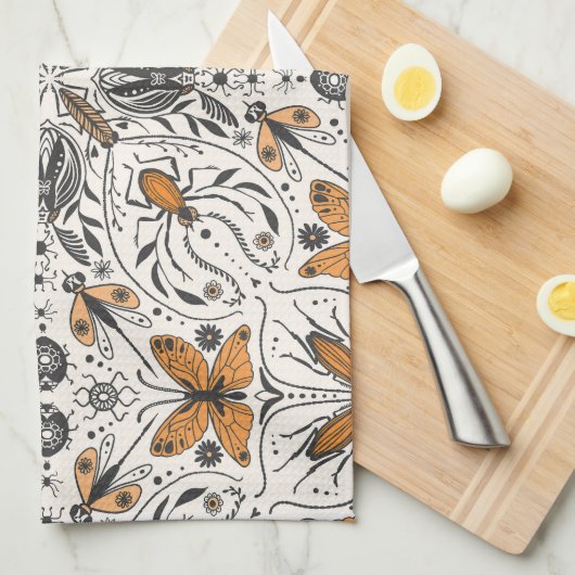 Bug Geschirrtuch (Viertel Falte)