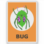 BUG Halloween Sticker (Vorderseite)