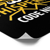 Bug Hunt gefährdete Jäger Cyber Threat Bug Bount Poster (Ecke)