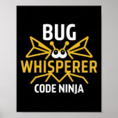 Bug Hunt gefährdete Jäger Cyber Threat Bug Bount Poster (Vorne)