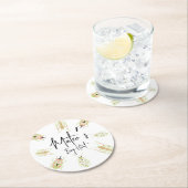 Bug Hunt Insect Geburtstaghandziehen Runder Pappuntersetzer (Vor Ort)