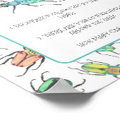 Bug Hunt Party Activity Framework Poster (Ecke)