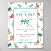 Bug Hunt Party Activity Framework Poster (Vorne)