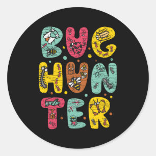 Bug Hunter Entomology Bug Collector Runder Aufkleber