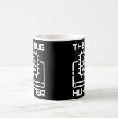 Bug Hunter Funny Computer Science Programmer Coder Kaffeetasse (Mittel)