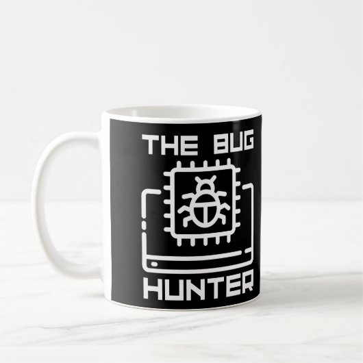 Bug Hunter Funny Computer Science Programmer Coder Kaffeetasse (Links)