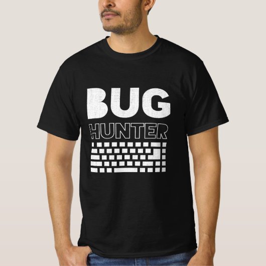 BUG HUNTER Funny Programmer Tshirt I GIFT (Vorderseite)