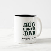 Bug Hunter Vater Tasse - Bester Vater je Kaffeecup (VorderseiteRechts)