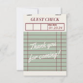 Bug im Ofen danke Karte (Vorderseite)