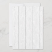 Bug im Oven & Burgers Grill Baby Shower Girl Einladung (Rückseite)