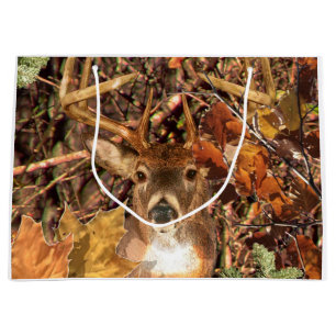 Bug in der Herbstsaison Szene White Schwanz Deer Große Geschenktüte