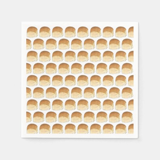 Bug in der Oven Brot Dinner Rolls Baby Dusche Serviette (Vorderseite)