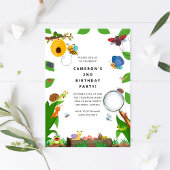 Bug Insect Boy Birthday Invitation Einladung