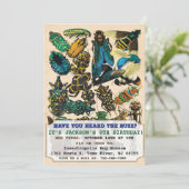 Bug Insect Einladung zum Geburtstag (Stehend Vorderseite)