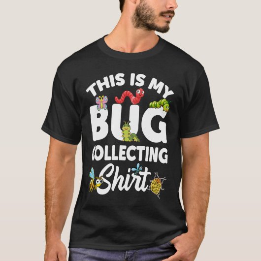 Bug Insect Science This is My Bug Collecting Outf T-Shirt (Vorderseite)