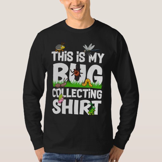 Bug Insect Science This is My Bug Collecting Outf T-Shirt (Vorderseite)