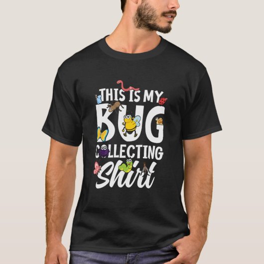 Bug Insect Science This is My Bug Collecting Outfi T-Shirt (Vorderseite)