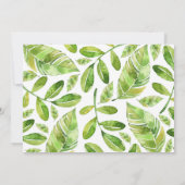 Bug Insekt Babydusche Einladung (Rückseite)