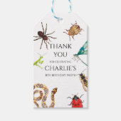 Bug Invitation, Outdoor Birthday, Bug Party, Creep Geschenkanhänger (Vorderseite)