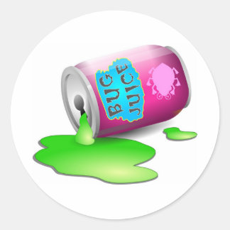 Bug Juice Runder Aufkleber