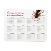 Bug Killer Pest Kontrolle 2016 Kalender-Werbeaktio Magnet (Horizontal)