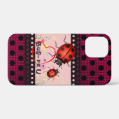 Bug Ladybug Luck Case-Mate iPhone Hülle (Rückseite (Horizontal))