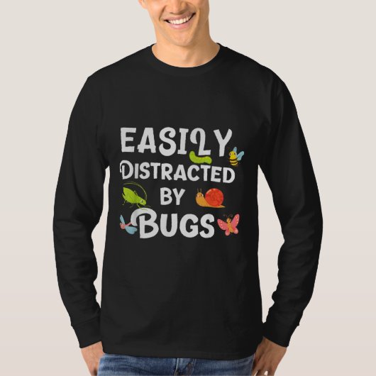 Bug leicht ablenkbar durch Fehler Funny Insects Sc T-Shirt (Vorderseite)