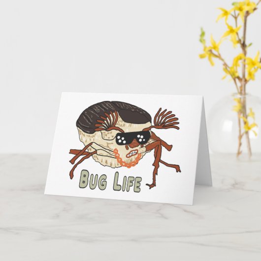 Bug Life Karte (Gelbe Blume)