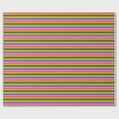 Bug Life Nature Stripe BOS Geschenkpapier (Flach)