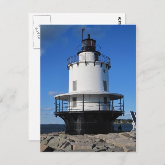 Bug Light Lighthouse in Portland, ME Postcard Postkarte (Vorne/Hinten)