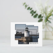 Bug Light Painting Postkarte (Stehend Vorderseite)