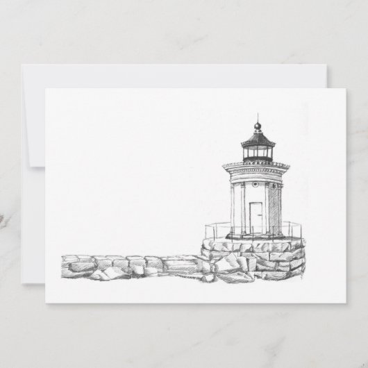Bug Light Sketch Dankeskarte (Vorderseite)