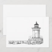 Bug Light Sketch Dankeskarte (Vorne/Hinten)