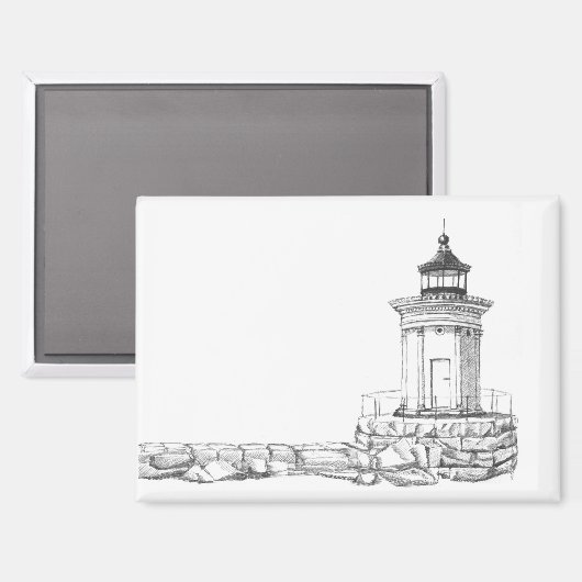 Bug Light Sketch Magnet (Vorderseite/Rückseite)