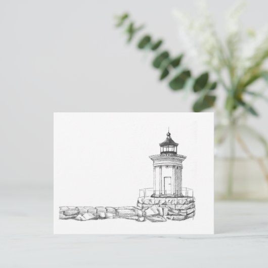 Bug Light Sketch Postkarte (Stehend Vorderseite)