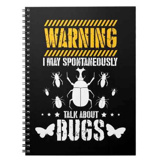 Bug Lover Insekten Funny Entomologist Notizblock (Vorderseite)