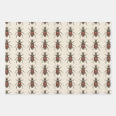 Bug Lover Insektenmuster Alle Fälle Geschenkpapier Set (Vorderseite)