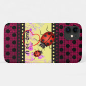 Bug Me Ladybug Case-Mate iPhone Hülle (Rückseite (Horizontal))