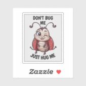 Bug mich nicht aufkleber (Blatt)