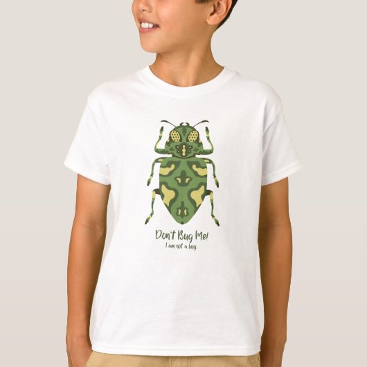 Bug mich nicht, ich bin kein Bug, Käfer T-Shirt (Vorderseite)