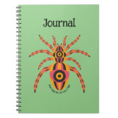 Bug mich nicht, ich bin kein Bug, Spider Journal Notizblock (Vorderseite)